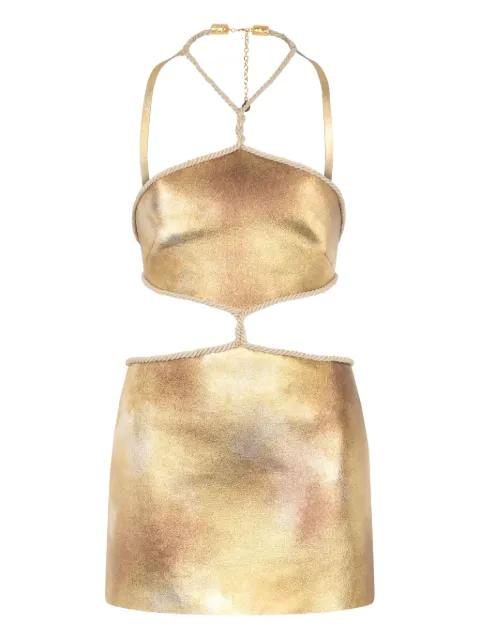 cut-out mini dress by ROBERTO CAVALLI