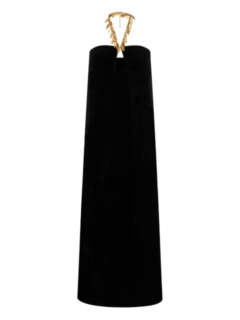 cut-out velvet dress by ROBERTO CAVALLI