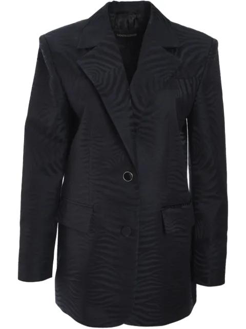 devoré-effect blazer by ROBERTO CAVALLI