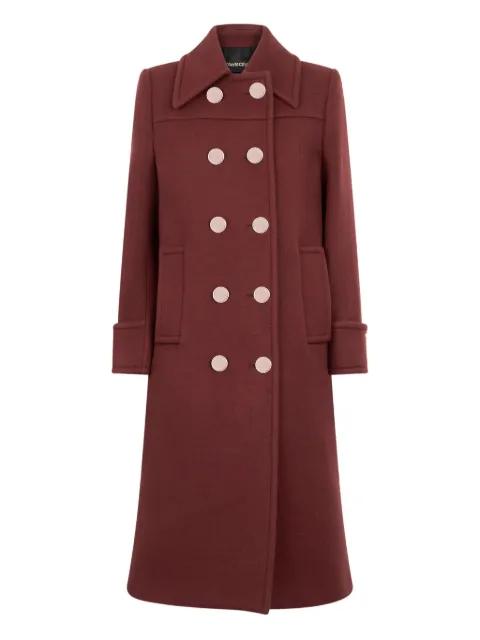 double-breasted wool coat by ROBERTO CAVALLI