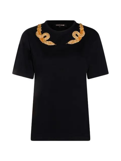 embellished T-shirt by ROBERTO CAVALLI