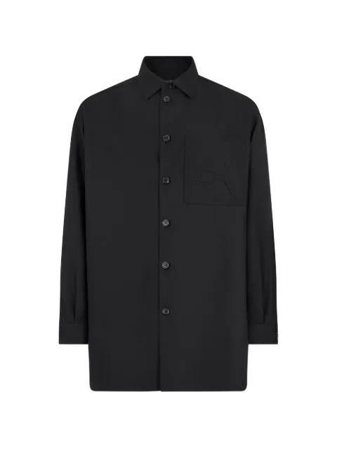 embossed serpent plain shirt by ROBERTO CAVALLI