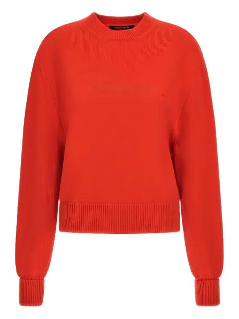 embroidered logo sweater by ROBERTO CAVALLI