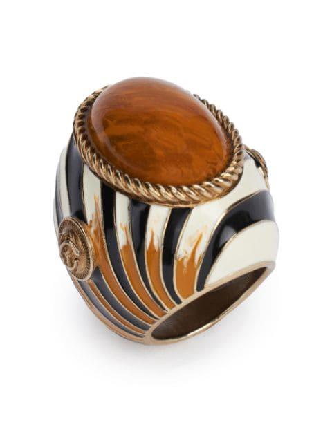 enameled metal ring by ROBERTO CAVALLI