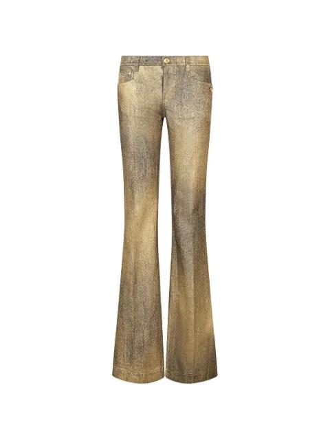 faded-effect flared jeans by ROBERTO CAVALLI