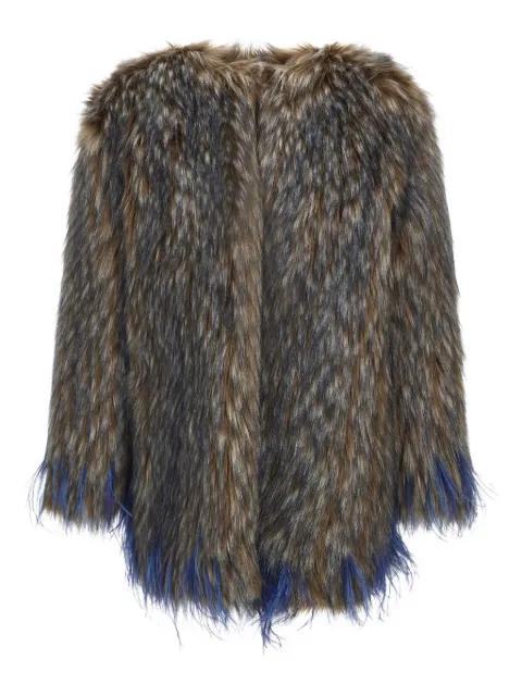 feather-effect coat by ROBERTO CAVALLI