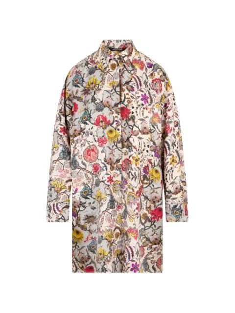 floral-print mini dress by ROBERTO CAVALLI