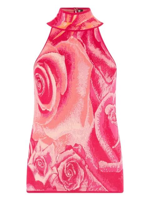 floral-print top by ROBERTO CAVALLI