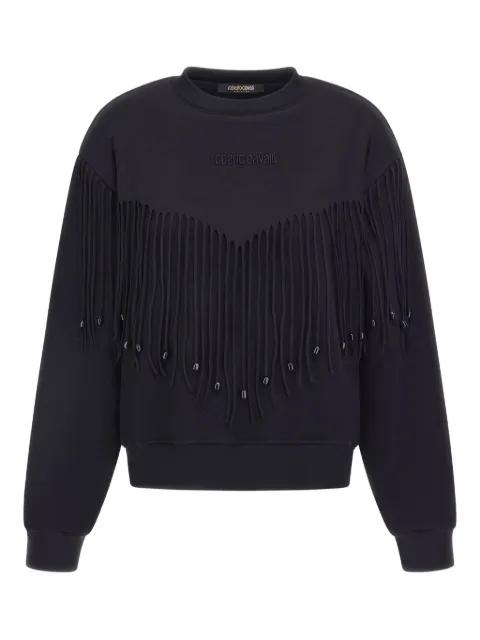 fringe sweatshirt by ROBERTO CAVALLI