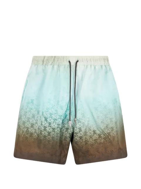 gradient-effect monogram-print swim shorts by ROBERTO CAVALLI