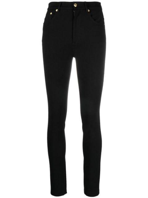 high-rise skinny trousers by ROBERTO CAVALLI