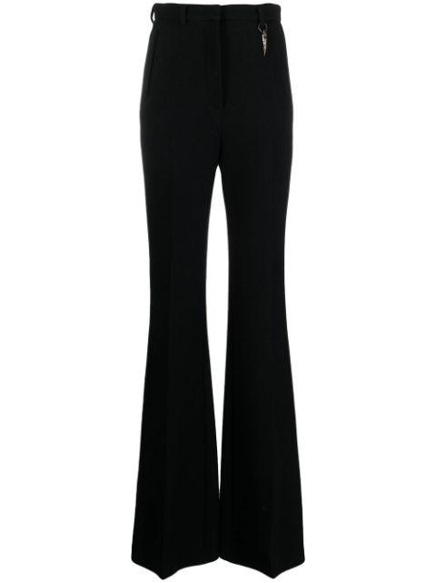 high-waist flared wool trousers by ROBERTO CAVALLI