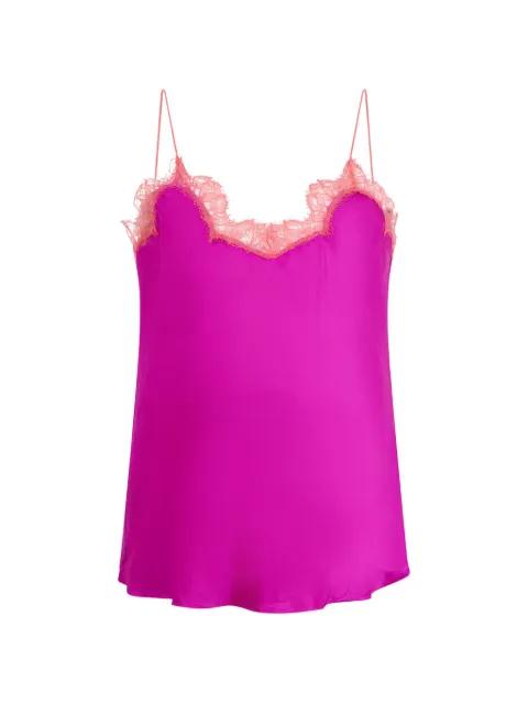 lace-trim blouse by ROBERTO CAVALLI