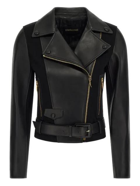 leather jacket by ROBERTO CAVALLI