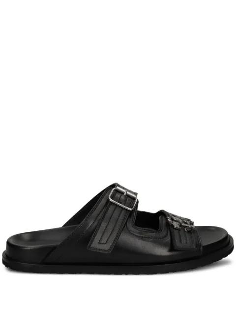 leather sandals by ROBERTO CAVALLI