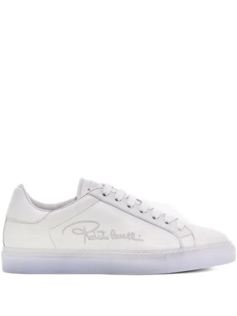 leather sneakers by ROBERTO CAVALLI