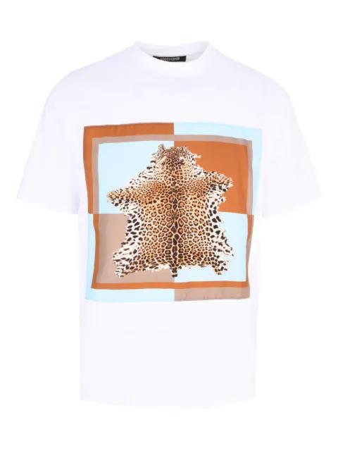 leopard graphic T-shirt by ROBERTO CAVALLI