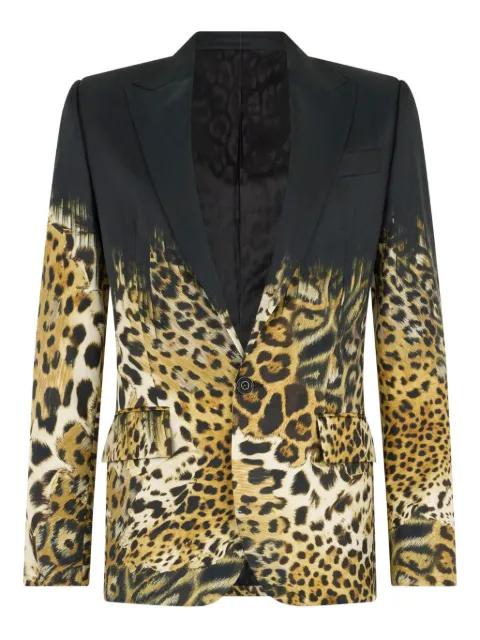 leopard-print blazer by ROBERTO CAVALLI