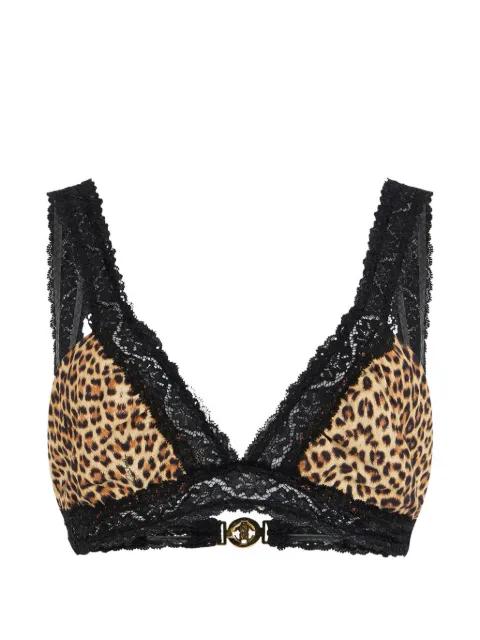 leopard print lace swimwear by ROBERTO CAVALLI