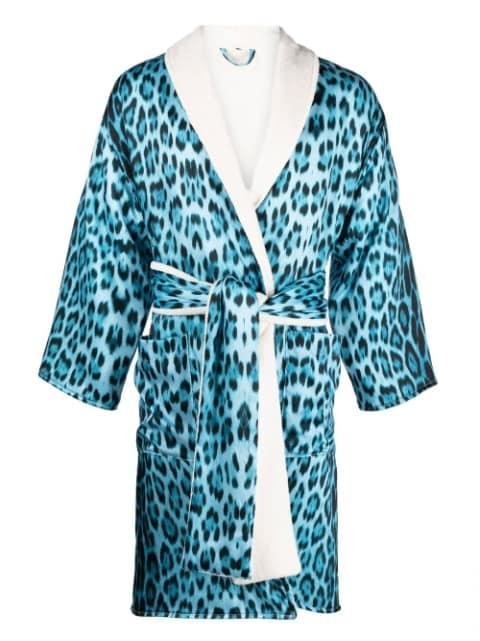 leopard-print robe by ROBERTO CAVALLI