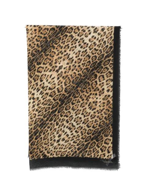 leopard-print scarf by ROBERTO CAVALLI