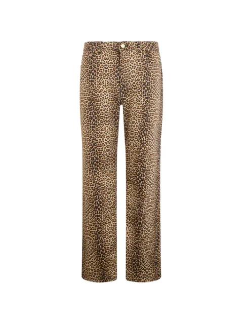 leopard print trousers by ROBERTO CAVALLI