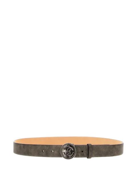 logo circular-buckle belt by ROBERTO CAVALLI