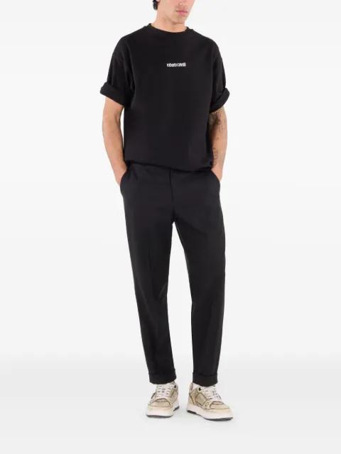 logo-embroidered T-shirt by ROBERTO CAVALLI