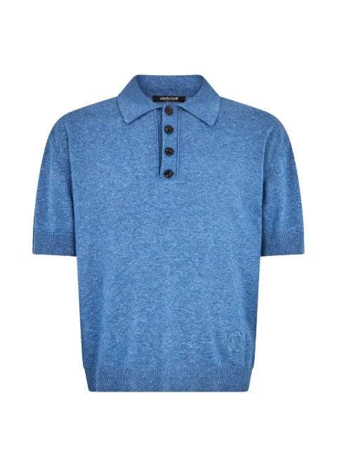 logo-embroidered polo shirt by ROBERTO CAVALLI