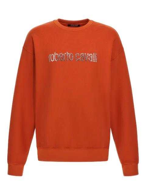 logo-lettering sweatshirt by ROBERTO CAVALLI