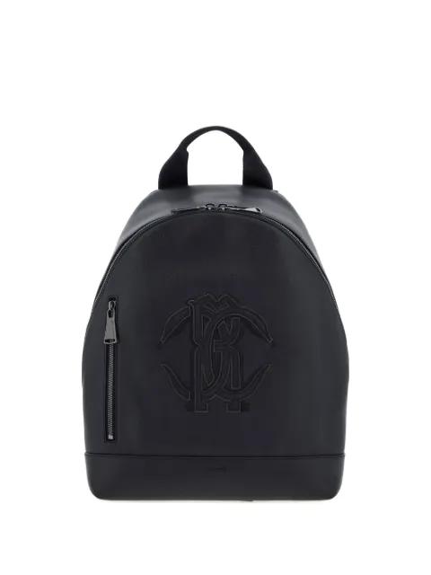 logo zip backpack by ROBERTO CAVALLI