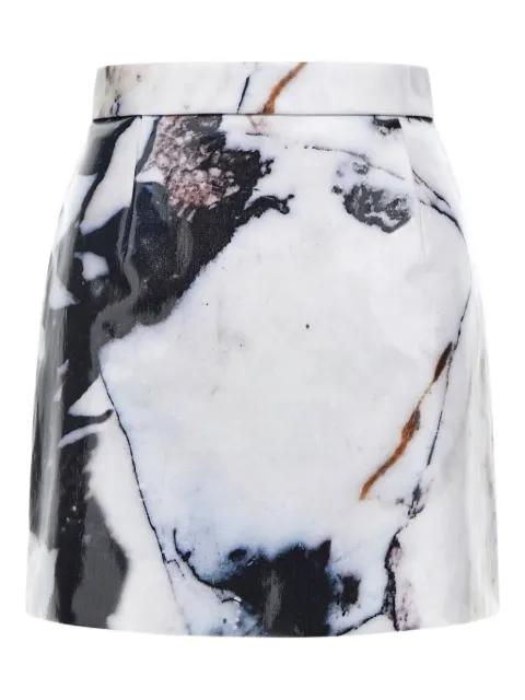 marble-print mini skirt by ROBERTO CAVALLI