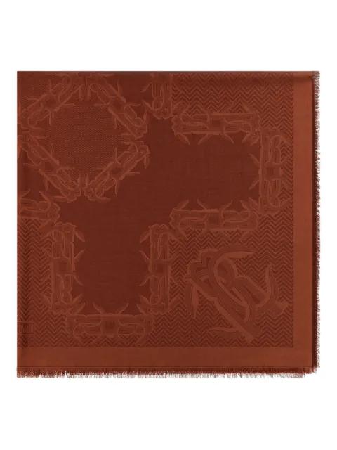 monogram-jacquard scarf by ROBERTO CAVALLI