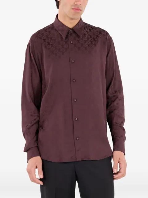 monogram-pattern shirt by ROBERTO CAVALLI
