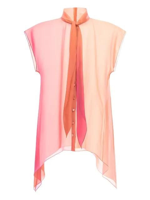 neck-tie blouse by ROBERTO CAVALLI