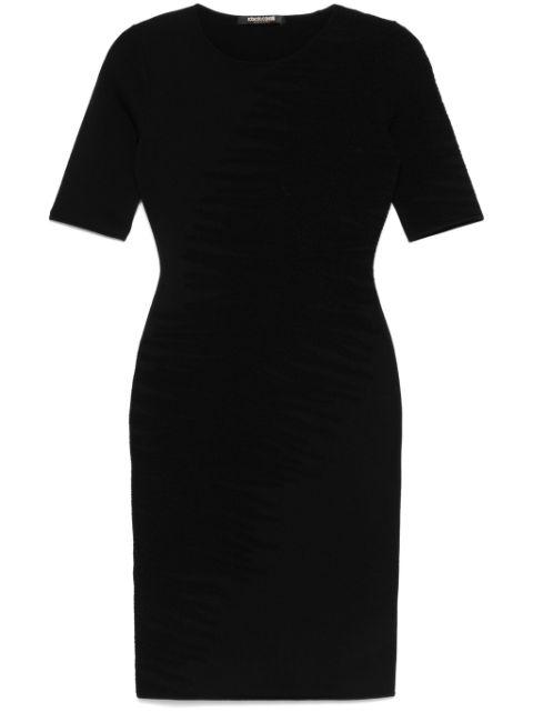 openwork-areas mini dress by ROBERTO CAVALLI