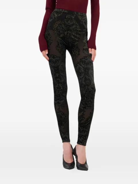 ornamental-print leggings by ROBERTO CAVALLI