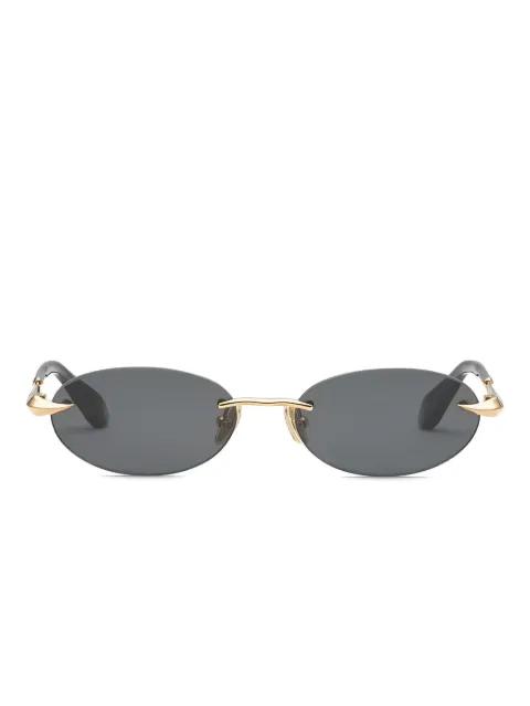 oval rimless sunglasses by ROBERTO CAVALLI