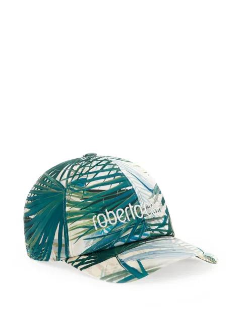 palm-print embroidered-logo baseball cap by ROBERTO CAVALLI