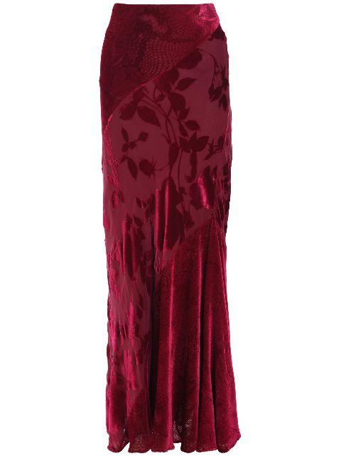 panelled maxi skirt by ROBERTO CAVALLI