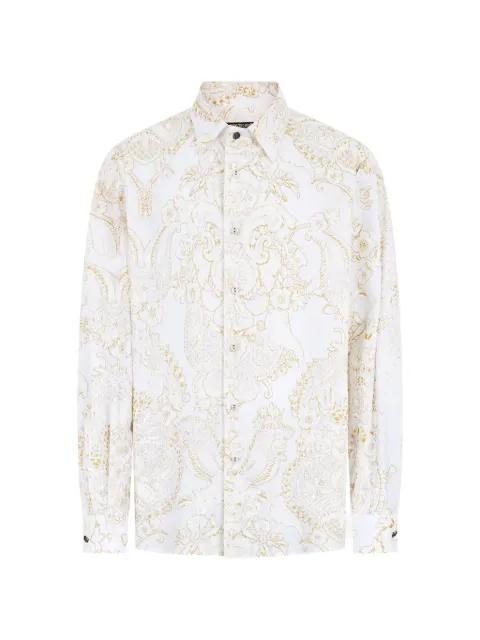 patterned long-sleeve shirt by ROBERTO CAVALLI