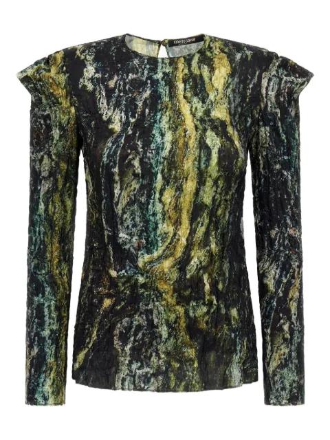 print long-sleeve top by ROBERTO CAVALLI