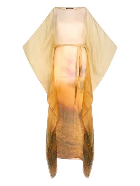 printed kaftan dress by ROBERTO CAVALLI
