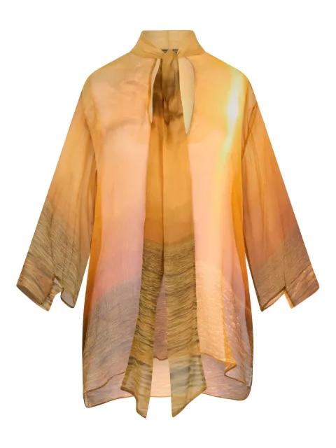 printed silk blouse by ROBERTO CAVALLI