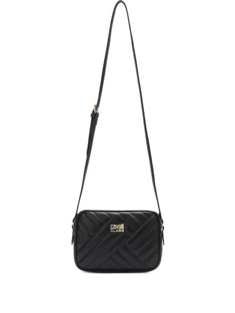 quilted logo shoulder bag by ROBERTO CAVALLI