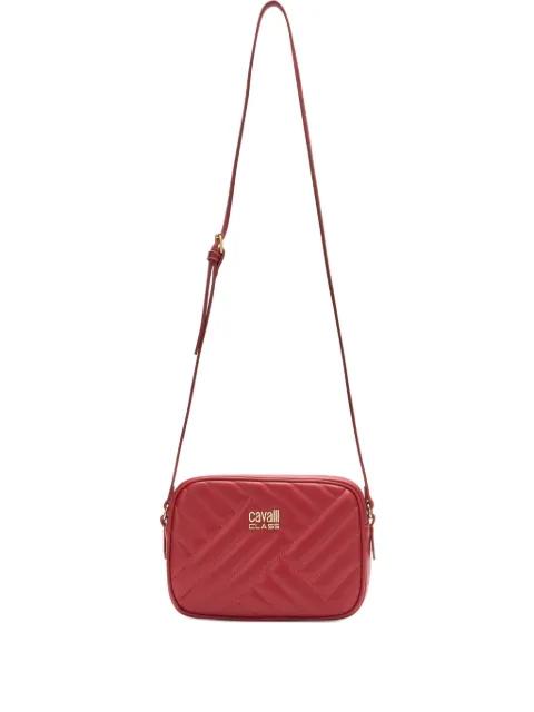 quilted logo shoulder bag by ROBERTO CAVALLI