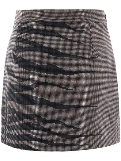 rhinestone-embellished mini skirt by ROBERTO CAVALLI