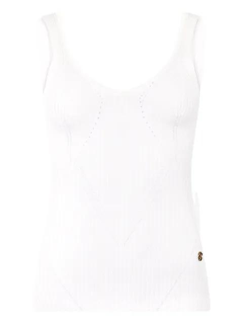 ribbed-knit tank top by ROBERTO CAVALLI