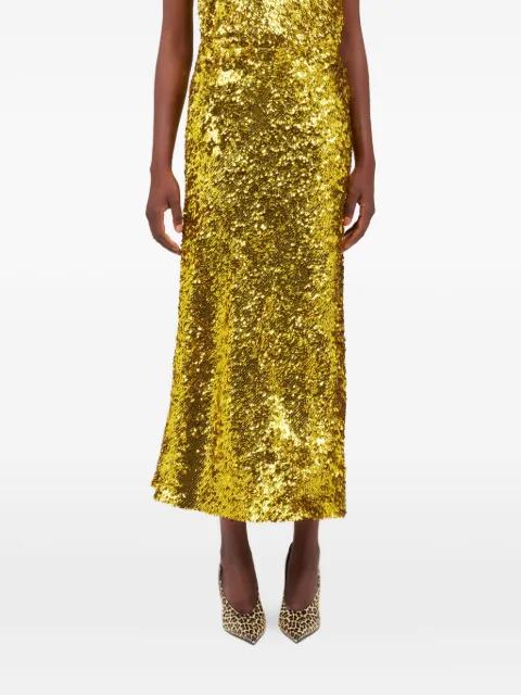 sequin-embellishment midi skirt by ROBERTO CAVALLI