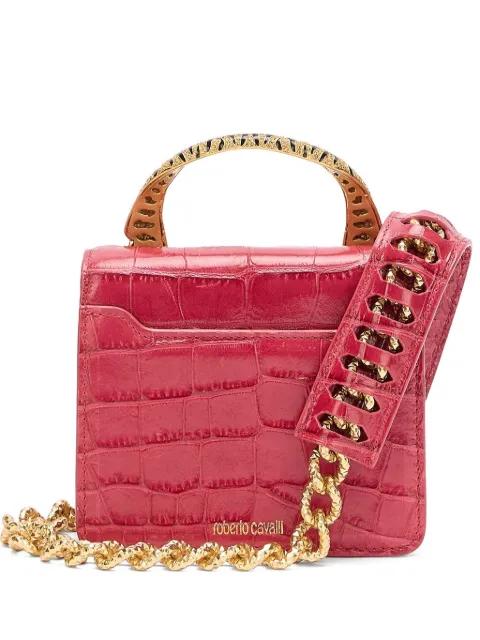 small Roar tiger chain mini bag by ROBERTO CAVALLI
